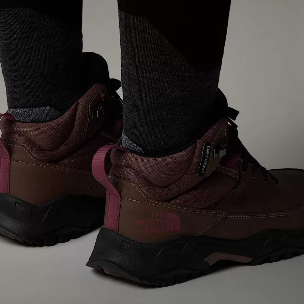 The North Face Botas De Senderismo Impermeables Storm Strike III Para Mujer Deep Taupe-TNF Black New