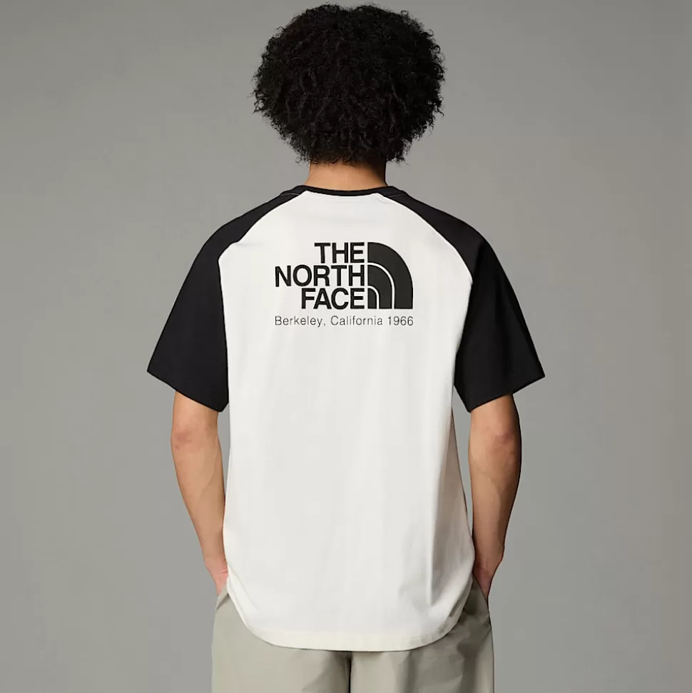 The North Face Camiseta Heritage Para Hombre White Dune-TNF Black Discount