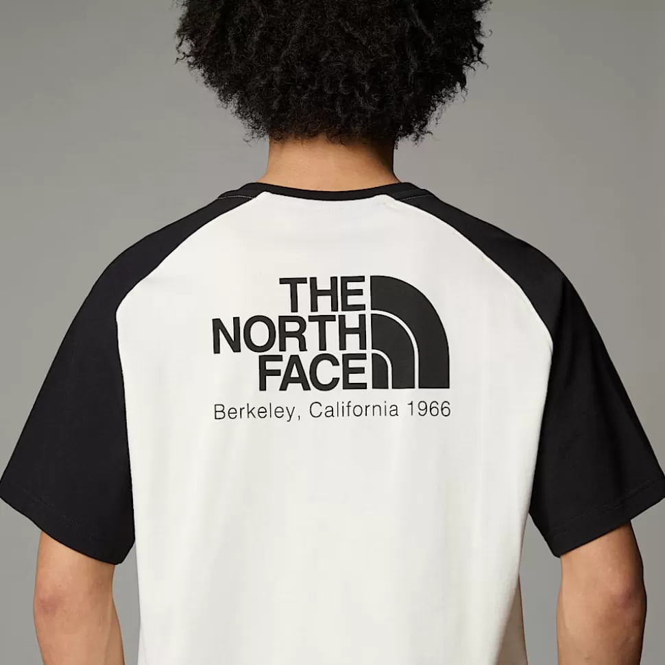 The North Face Camiseta Heritage Para Hombre White Dune-TNF Black Discount