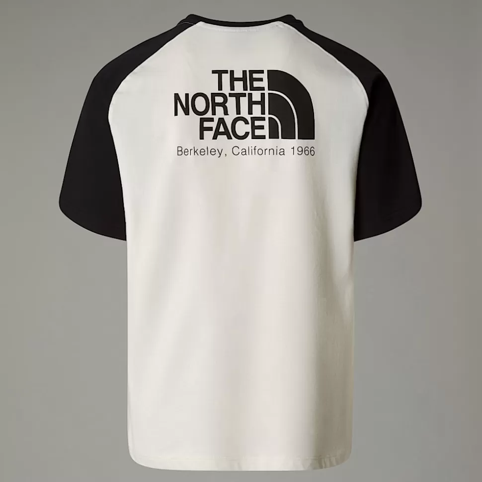 The North Face Camiseta Heritage Para Hombre White Dune-TNF Black Discount