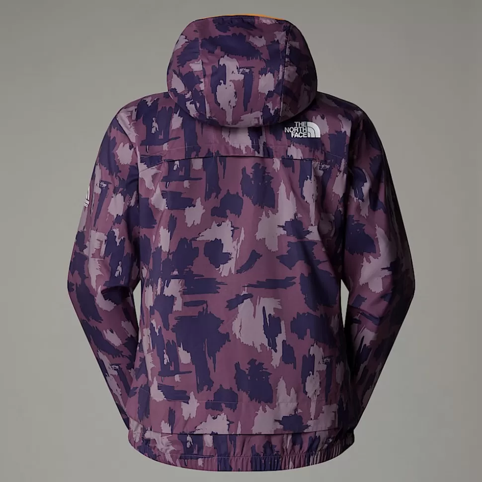 The North Face Chaqueta De Chándal Cortavientos Estampada Para Mujer Midnight Mauve Painted Mountains Print Best