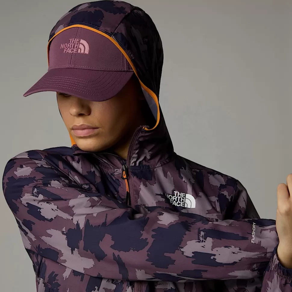 The North Face Chaqueta De Chándal Cortavientos Estampada Para Mujer Midnight Mauve Painted Mountains Print Best