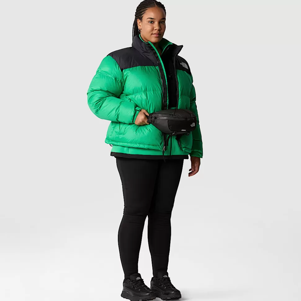 The North Face Chaqueta Nuptse Retro 1996 De Talla Grande Para Mujer Optic Emerald Clearance