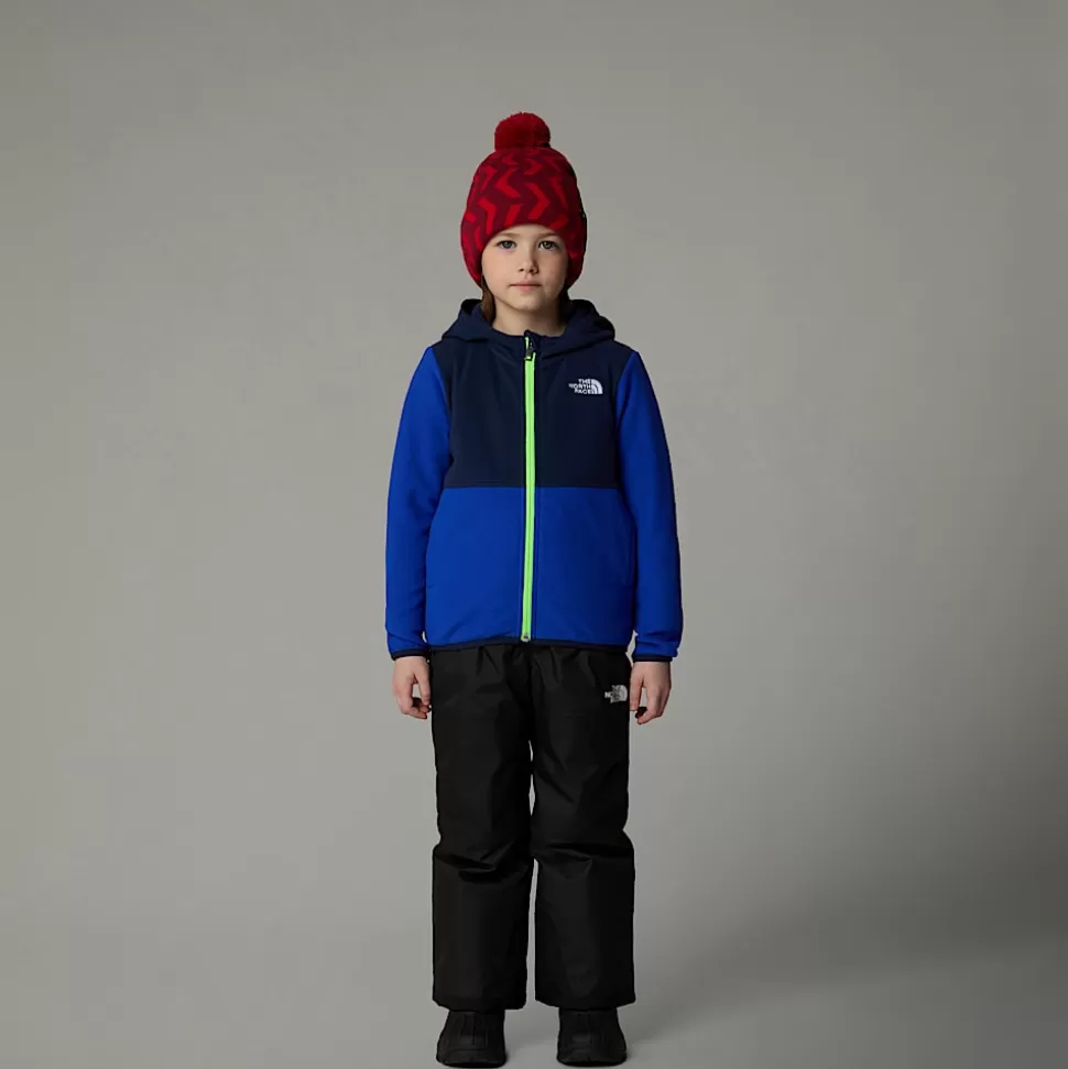 The North Face Chaqueta Polar Con Capucha Y Cremallera Integral Glacier Para Niños TNF Blue Flash Sale
