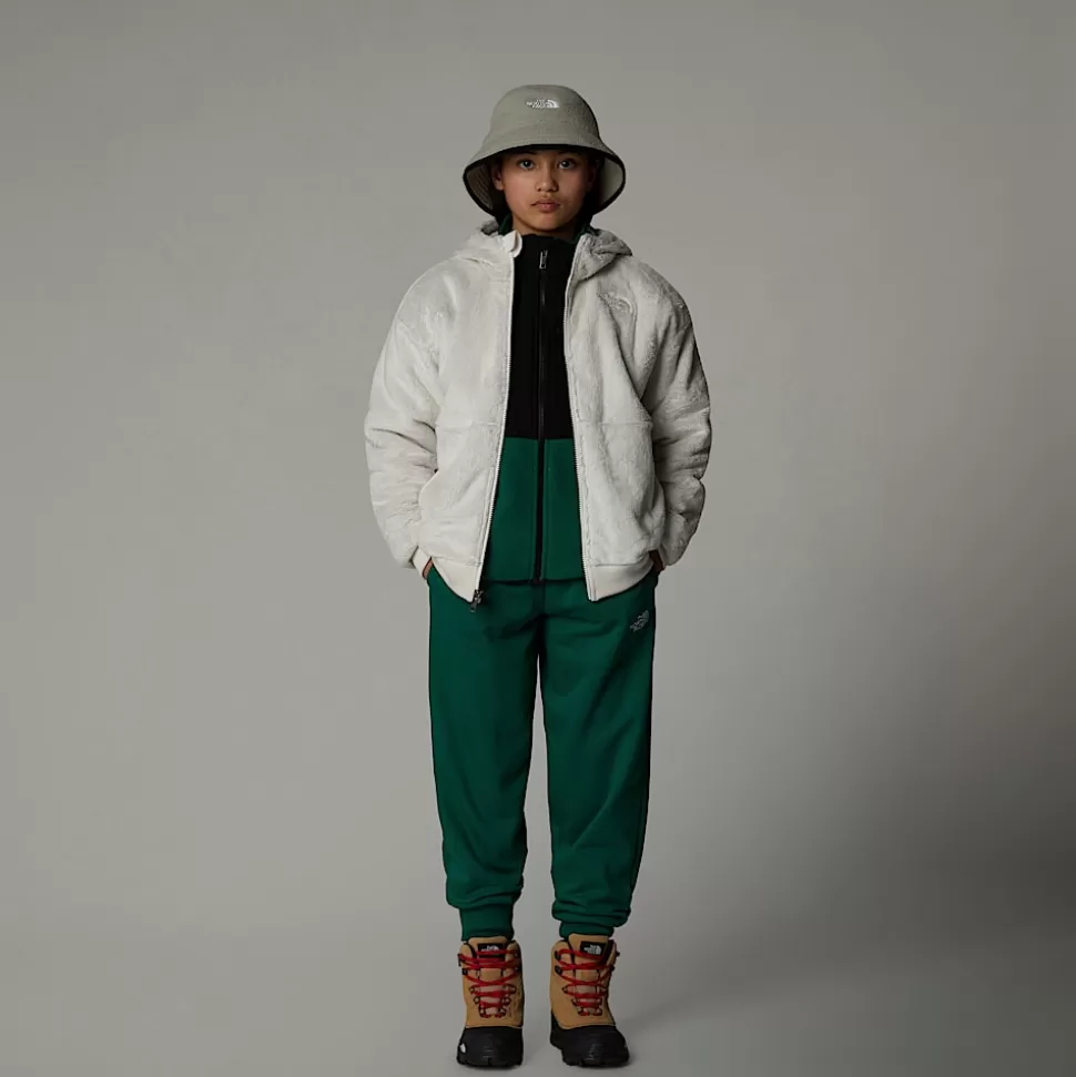 The North Face Chaqueta Polar Con Capucha Y Cremallera Integral Osito Para Niña White Dune Clearance