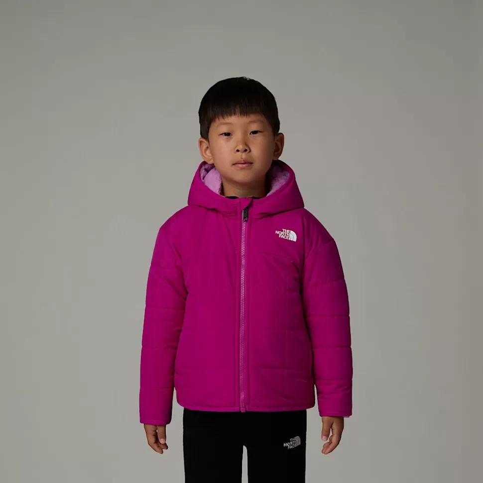 The North Face Chaqueta Reversible Con Capucha Y Cremallera Integral Shasta Para Niños Deep Mulberry Shop