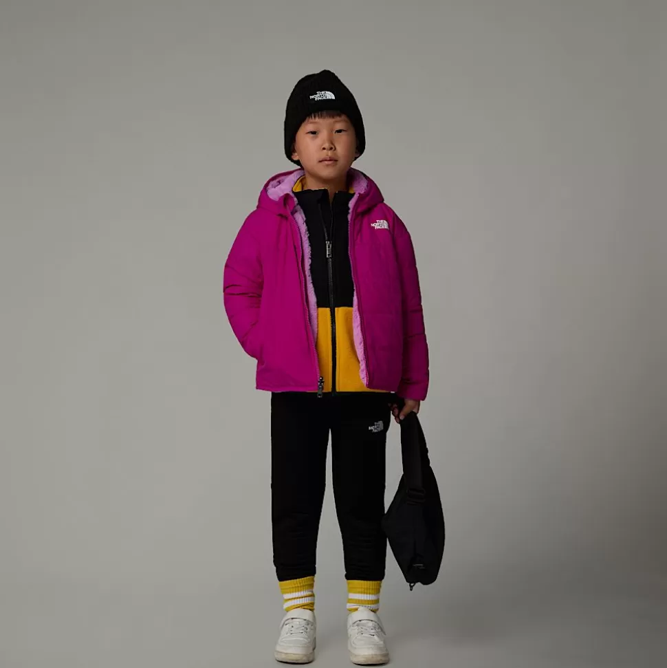 The North Face Chaqueta Reversible Con Capucha Y Cremallera Integral Shasta Para Niños Deep Mulberry Shop
