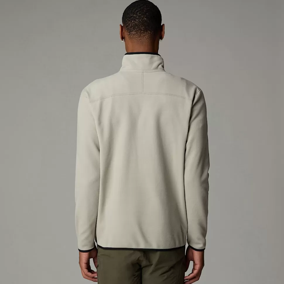 The North Face Forro Polar Con Cremallera De 1/4 Glacier Para Hombre Clay Grey Outlet