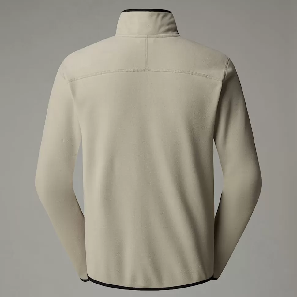 The North Face Forro Polar Con Cremallera De 1/4 Glacier Para Hombre Clay Grey Outlet