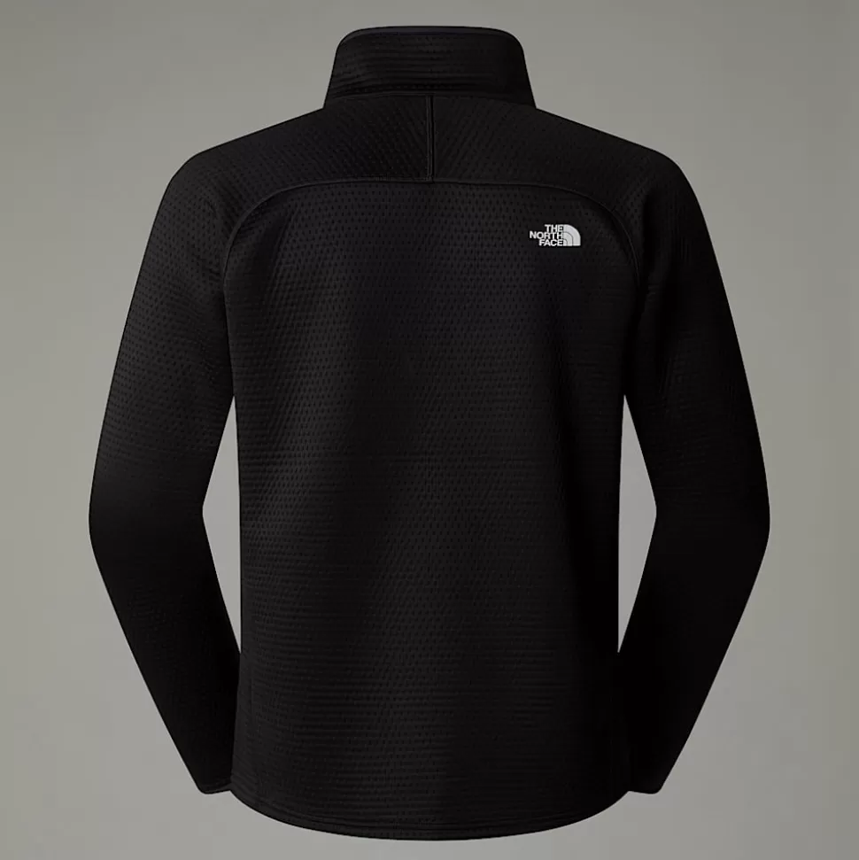The North Face Forro Polar Con Cremallera De 1/4 Vertical Thermal Para Hombre TNF Black Best