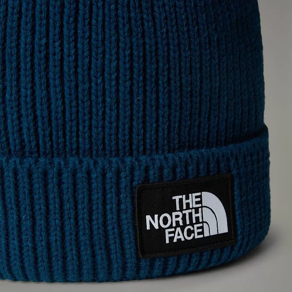 The North Face Gorro Con Pompón Y Logotipo De TNF Midnight Petrol Fashion