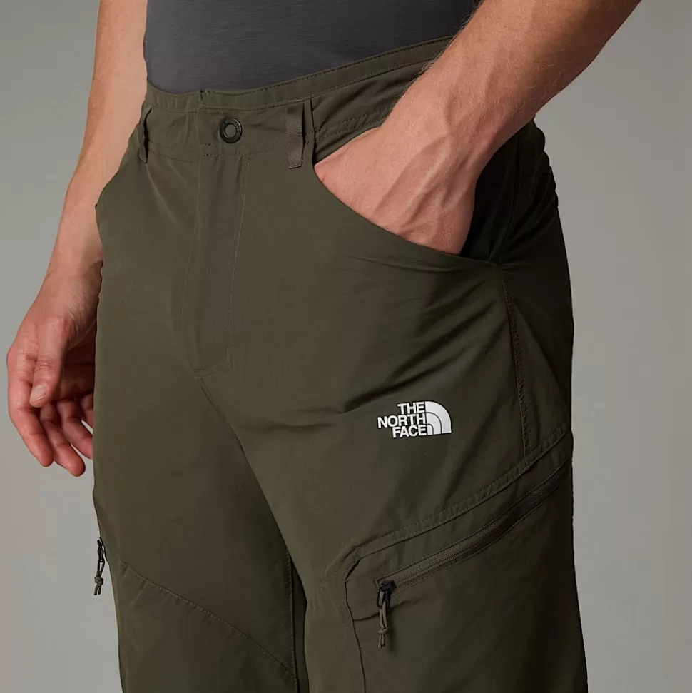 The North Face Pantalón Convertible De Corte Regular Tapered Exploration Para Hombre New Taupe Green-NPF Fashion