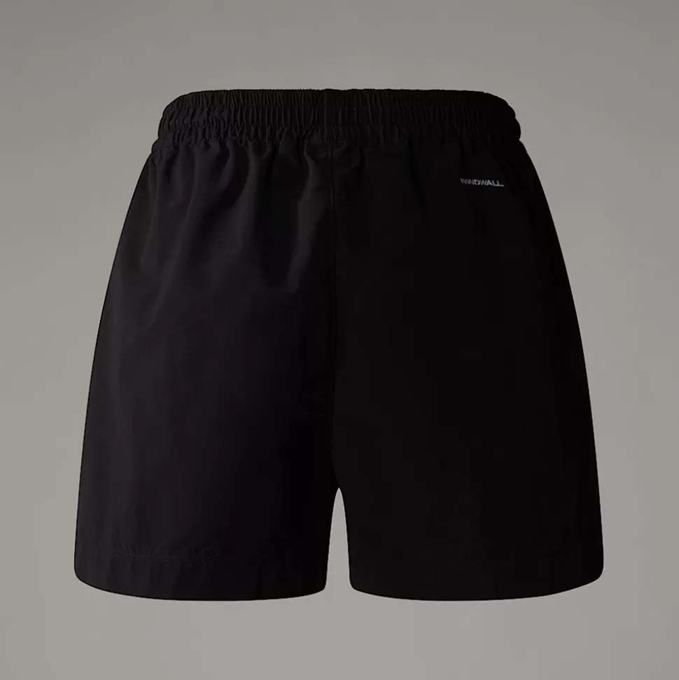 The North Face Pantalón Corto Cortavientos TNF Easy Para Mujer TNF Black New