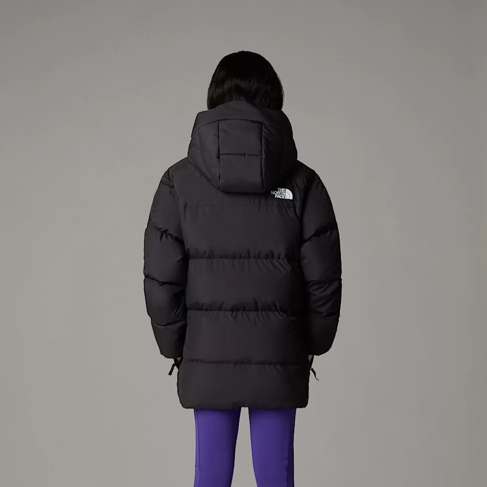 The North Face Parka Corta De Plumón Con Forro Polar North Para Jóvenes TNF Black Hot