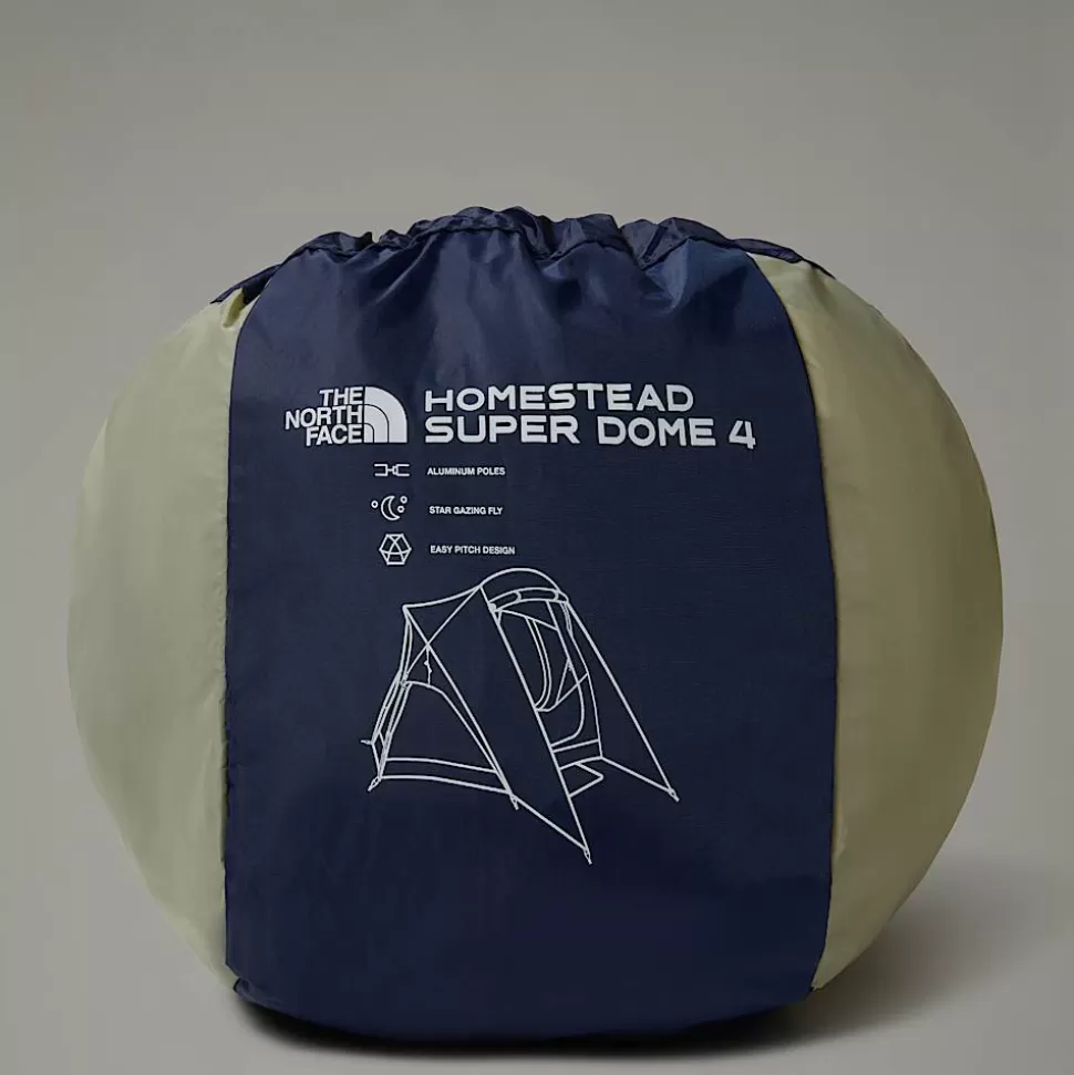 The North Face Tienda De Campaña Homestead Super Dome De 4 Plazas Tea Green-TNF Navy Cheap